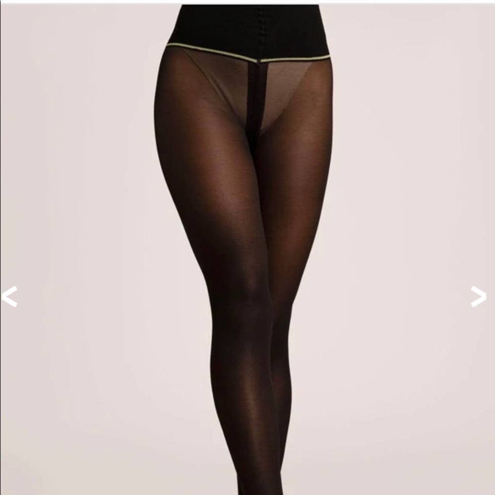 NWT- Sheertex Classic Black Sheer Tights
